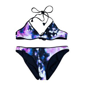 Lululemon Surf To Sand Blooming Pixie Two Piece Bikini Swimsuit Reversible